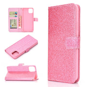 For Xiaomi Mi 11 Glitter Powder Horizontal Flip Leather Case with Card Slots Holder