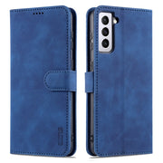 For Samsung Galaxy S21+ 5G AZNS Skin Feel Calf Texture Horizontal Flip Leather Case with Card Slots