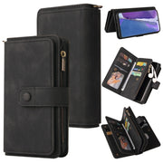 For Samsung Galaxy Note20 Skin Feel PU + TPU Horizontal Flip Leather Case with Holder 15