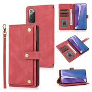 For Samsung Galaxy Note20 PU + TPU Horizontal Flip Leather Case with Holder Card Slot