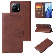 For Xiaomi Mi 11 Calf Texture Buckle Horizontal Flip Leather Case with Holder Card Slots