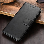 For Samsung Galaxy S21+ 5G Crystal Texture Horizontal Flip Leather Case with Holder Card