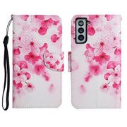 For Samsung Galaxy S21+ 5G Painted Pattern Horizontal Flip Leather Case with Holder  Card Slot