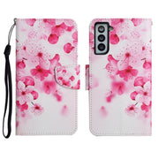 For Samsung Galaxy S21+ 5G Painted Pattern Horizontal Flip Leather Case with Holder Card Slot