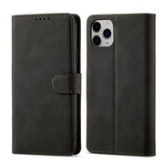 For iPhone 11 Frosted Anti-theft Brush Horizontal Flip Leather Case with Holder Card Slots