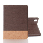 For iPad Mini Cross Sheepskin Texture Horizontal Flip Leather Tablet Case with Holder