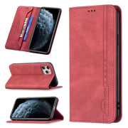 For iPhone 11 Magnetic RFID Blocking Anti-Theft Leather Case with Holder Card Slots