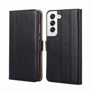For Samsung Galaxy S22 5G Ostrich Texture Horizontal Flip Leather Case with Holder Card Slots