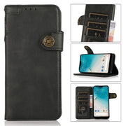 For Samsung Galaxy S22 5G KHAZNEH Dual-Splicing Cowhide Texture Horizontal Flip Leather Case with