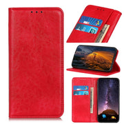 For Samsung Galaxy S22 5G Magnetic Crazy Horse Texture Horizontal Flip Leather Case with Holder