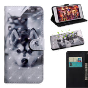 For Samaung Galaxy S22 5G 3D Painted Pattern Horizontal Flip Leather Phone Case with Holder