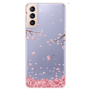 For Samsung Galaxy S22 5G Colored Drawing Pattern High Transparent TPU Phone Protective Case(Oil