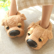 Animal Slippers Lazy Big Dog Couple Home Shoes Home Warm Home Cotton Shoes UGG Style