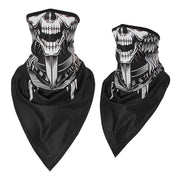 Skull Ghost Balaclava Headband Motorcycle Moto Neck Gaiter Face Shield Tube Scarf Motocross Biker Bandana Head Mask Men Girls