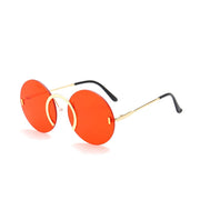 Unique Nose Ring Round Sunglasses