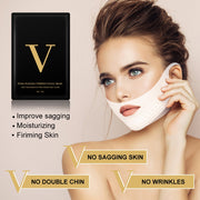 V Shape Face Firming Tool Slimming Mask Double Chin Reducer Lift Patch Lifting V Line Mask 4d Face Mask Miracle V-shaped