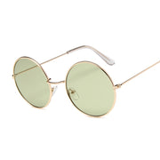 Retro Round Pink Sunglasses Women Circle Sunglasses