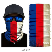 National flag Seamless Magic Balaclava Face Mask Motorcycle Skiing Riding Scarf Neck Shield Anti-UV Men Sun Warmer Headgear