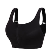 Drying Underwear Vest Women Running Gym Zipper Adjustable Strap