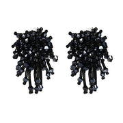 Hand made New good quality crystal beads earrings Jewelry Hot Selling Elegant long beads Chrysanthemum drop earrings-EARRINGS-Come4Buy eShop