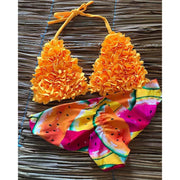 Brazilian Biquini Mujer Tow Pieces Bikini Set Sexy Swimwear Women Swimsuit Halter Bathing Suits Beach Wear Swim Print-Women Clothing-Come4Buy eShop