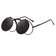 Retro Metal Frame Round Sun Glasses