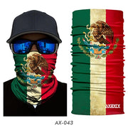 National flag Seamless Magic Balaclava Face Mask Motorcycle Skiing Riding Scarf Neck Shield Anti-UV Men Sun Warmer Headgear
