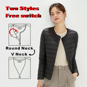 Women's Down Jacket C4B-DJ05 Light And Thin Short Inner Wear Light