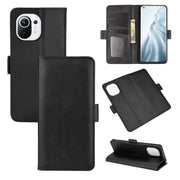 For Xiaomi Mi 11 Dual-side Magnetic Buckle Horizontal Flip Leather Case with Holder  Card