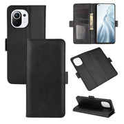 For Xiaomi Mi 11 Dual-side Magnetic Buckle Horizontal Flip Leather Case with Holder Card