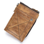 Authentic Leather Men Retro RFID Wallet