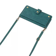 Case For Samsung S Series Wallet Card Strap Leather Phone Bag