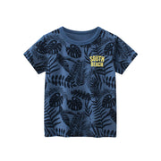 Children Clothing Leaf Letter Print Kids Clothes Boys