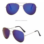 Classic Unisex Aviation Blue Sunglasses Driving Mirror Sun Glasses
