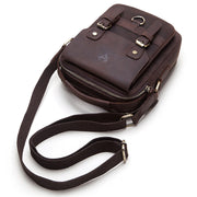 Genuine Leather Men Top Quality Satchel Sling Bag
