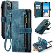 For iPhone 14 Multifunctional Phone Leather Case