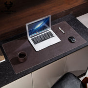 Leather Office Computer Table Mat Desk Pad For Laptop
