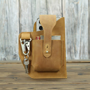 Men Waist Belt Pack Cigarette Case Phone Pouch