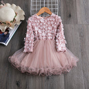 Girls Princess Dress Long Sleeve Children Clothing