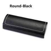 PU Leather Glasses Case spectacles Box Square Magnet Flip