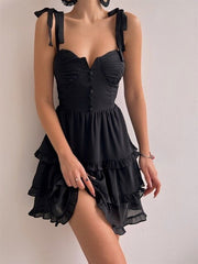 Summer Dress Backless Cake Mini Dresses