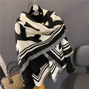 Warm Cashmere Winter Shawl Women Scarf 130*128cm Wraps