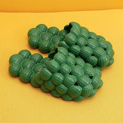 Women Foot Massage Slippers Couple Bubble Slides