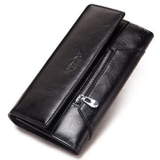 Women Wallet Leather Coin Purse RFID Anti Theft Card Holder