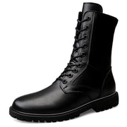 Black Leather Boots Men