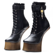 Fancy Pony Boots For Women 7-inch high heels Platform Shoes