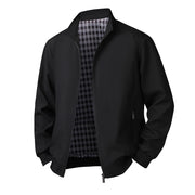 Men Casual Autumn Spring Stand Collar Windbreaker Sport Coat