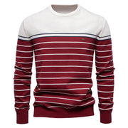 Casual O-neck Cotton Pullover Men Sweater