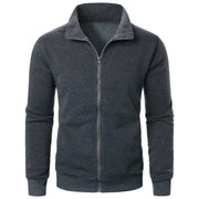 Casual Solid Color Warm Outdoor Zipper Coats