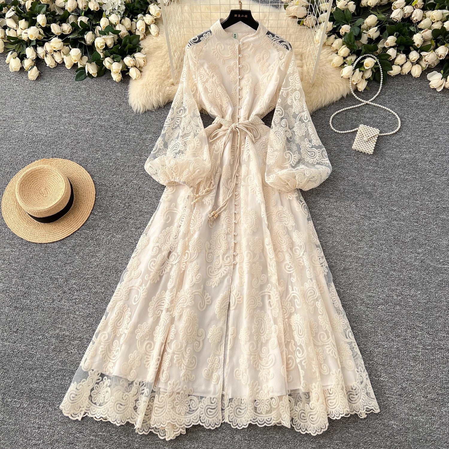 Charming floral lace dress is Elegant and Exquisite Clothing – Come4Buy eShop
